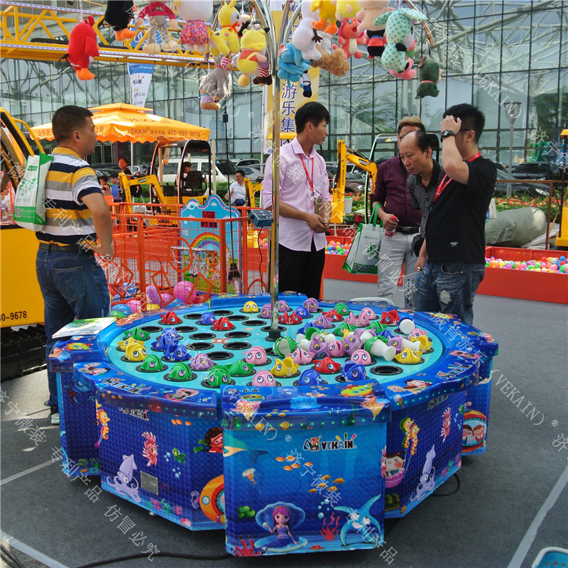 广场摆滩地摊游戏项目儿童钓鱼机商场儿童娱乐项目亚克力外壳