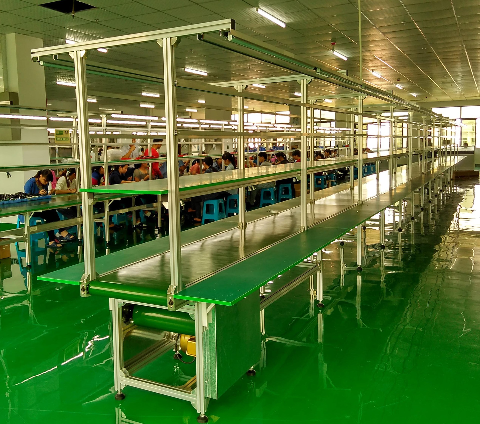 定制电子厂生产线车间生产装配流水线仓库物流包装皮带输送流水线