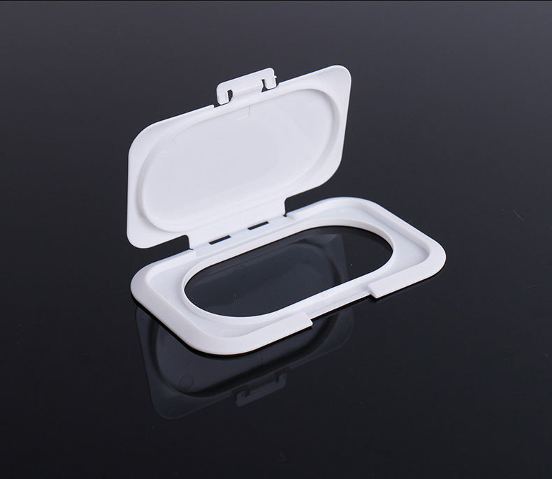 塑料湿巾翻盖批发 化妆棉双层盖子 婴儿纸巾方形防尘塑料盖