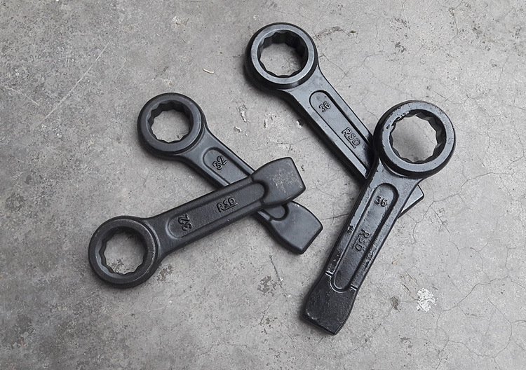 重型扳手/梅花敲击扳手 敲梅 单梅扳手热销//供货