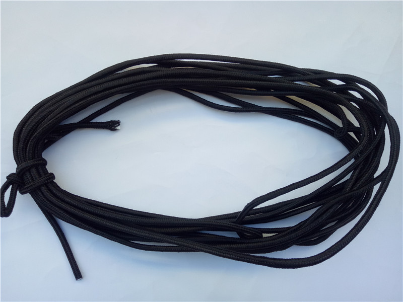 厂家直销黑色无纺布包芯绳开线滚条沙发滚边