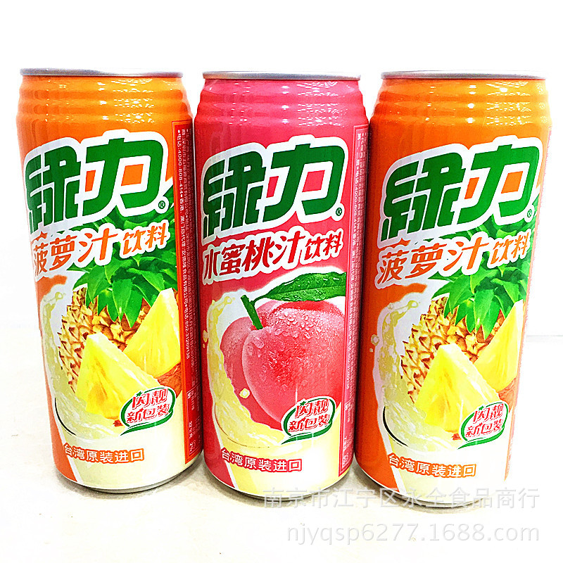 绿力 味丹 绿力 490毫升 24罐/箱