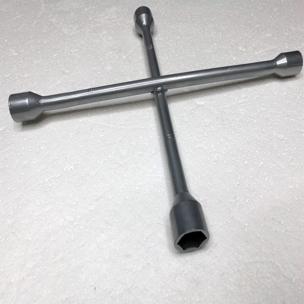 [乐羽工具]汽车装卸轮胎十字扳手拆胎套筒修车工具17/19/21/23mm