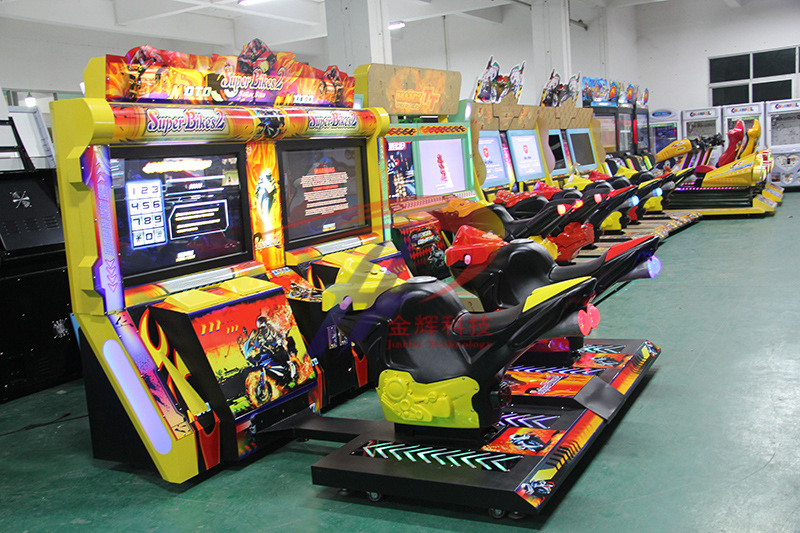 32寸tt摩托 电玩城赛车游戏机42寸大型双人摩托机双人tt摩托车