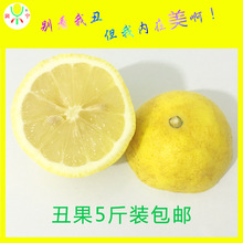 四川安岳尤力克黄柠檬丑果500克装新鲜柠檬水果皮薄汁多现货批发