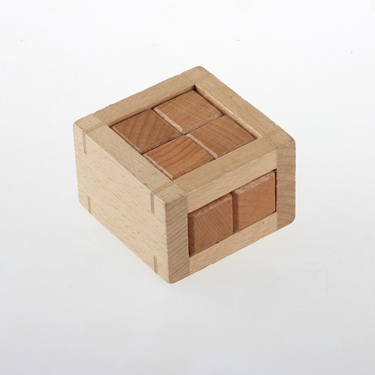 越狱二代榉木古典益智玩具孔明锁趣味解锁礼物闯关玩具