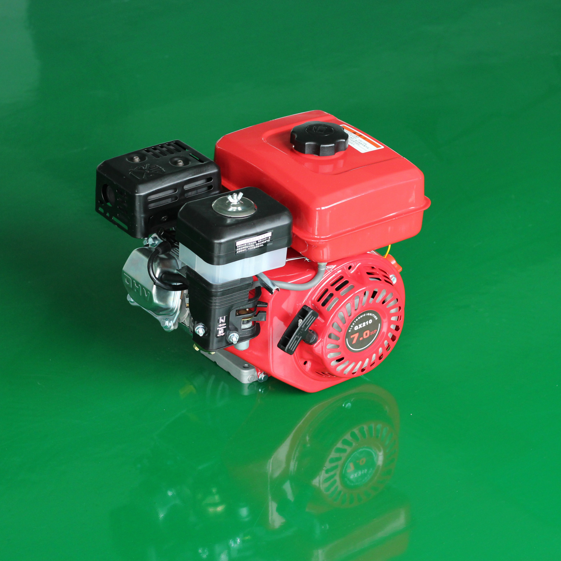 gx210微耕机专用170型号7hp锻钢花健轴汽油机动力头