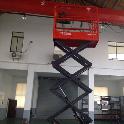 鼎力高空作业车出租,剪叉型14米登高车出租