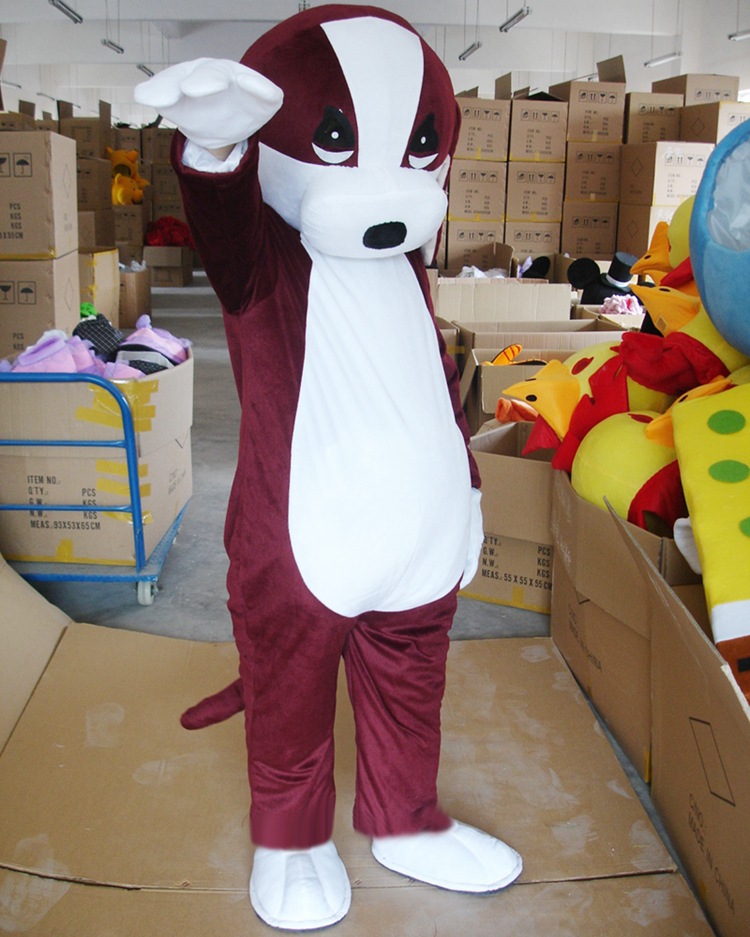 厂家直销卡通人偶服装跨境小狗行走玩偶表演服汪汪狗演出服京巴狗