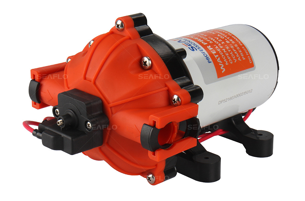 正品seaflo赛福乐微型耐腐蚀自吸卫生级隔膜泵 高压清洁洗车泵