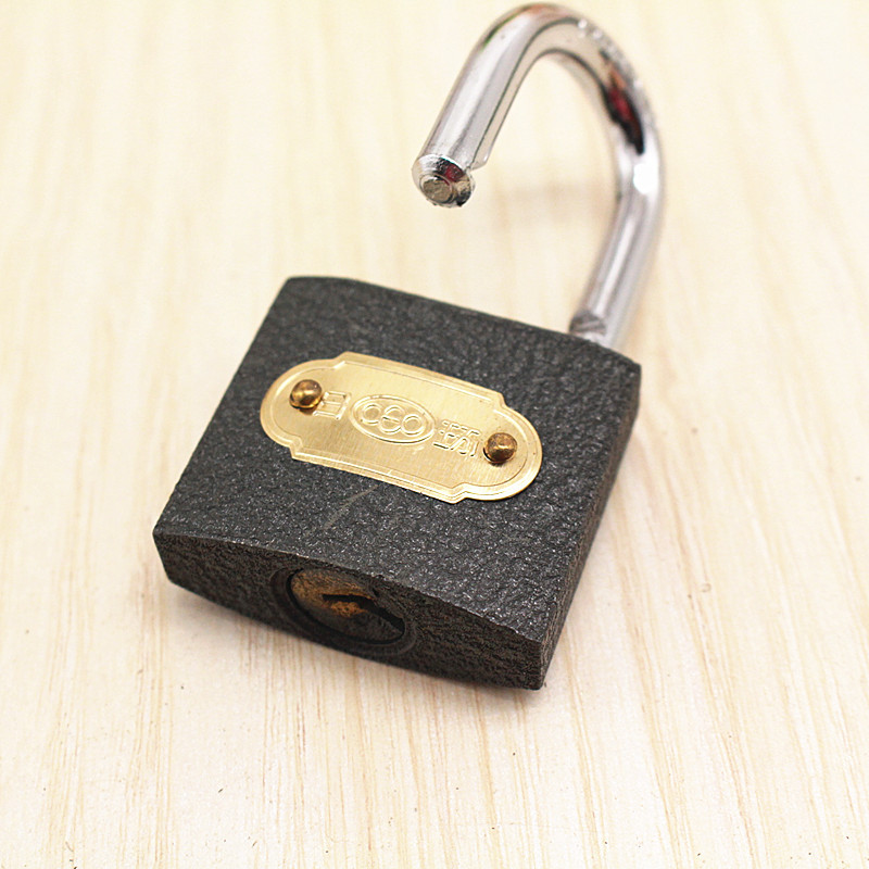 38mm日环牌 灰色铁芯直开挂锁 364