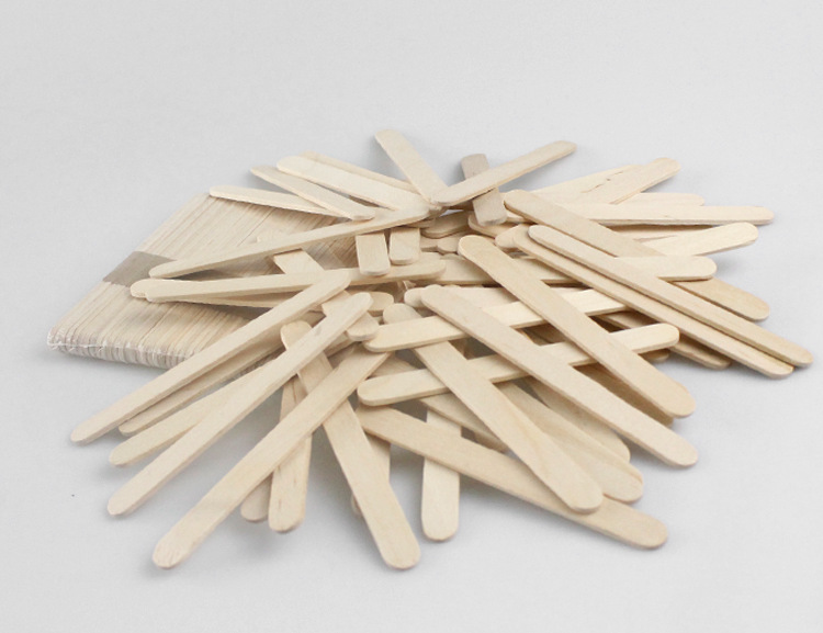 雪糕棒 冰棍棒 小木条 雪糕棍 diy手工模型材料批发1捆50根