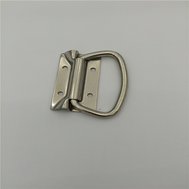 不锈钢折叠拉手 承重拉手 j204 板型提手 工具箱拉手 把手不锈钢