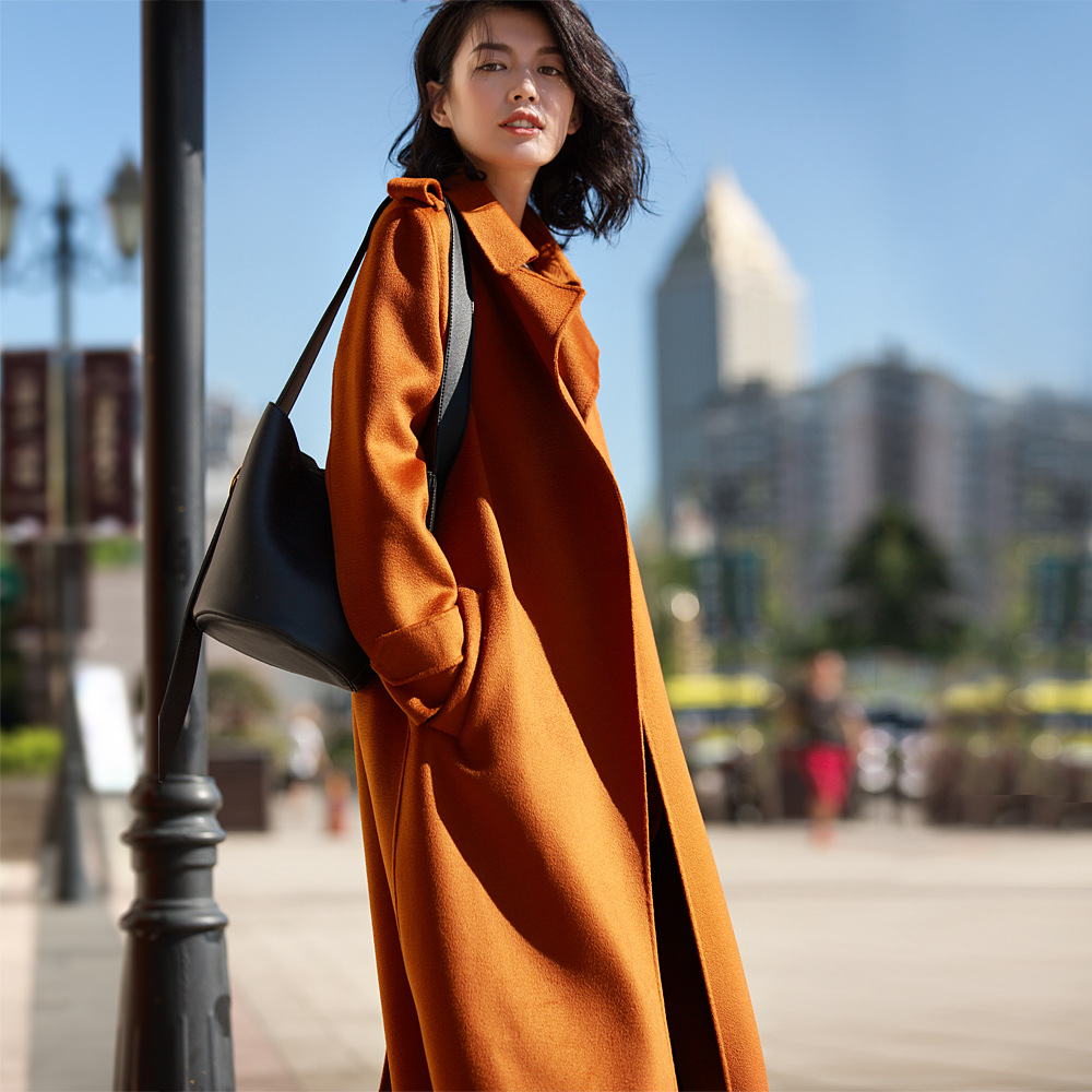 爆款水波纹羊绒大衣系列