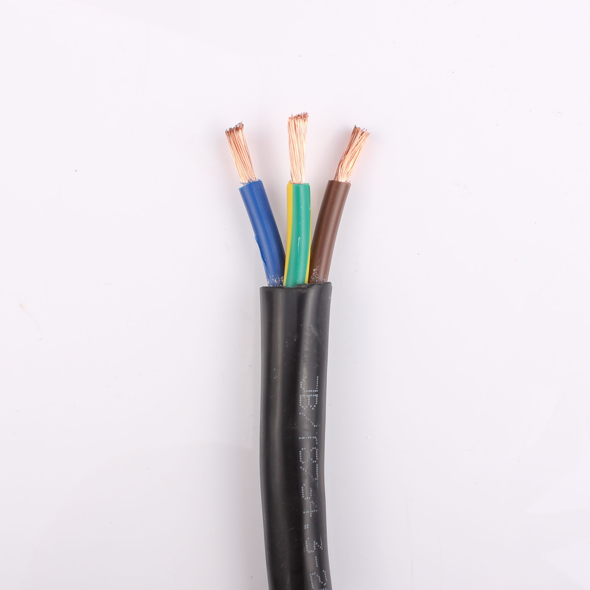 厂家直销 珠江电线rvv2芯3芯4芯5芯0.75 1 1.5 2.5 4 6平方护套线