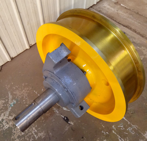 起重机车轮组 φ700*200 双边主动车轮 锻钢轮组 车轮大车行走轮