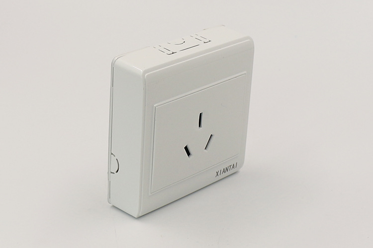 明装三孔16a空调插座 86型明装墙壁插座 厂家供应明装插座