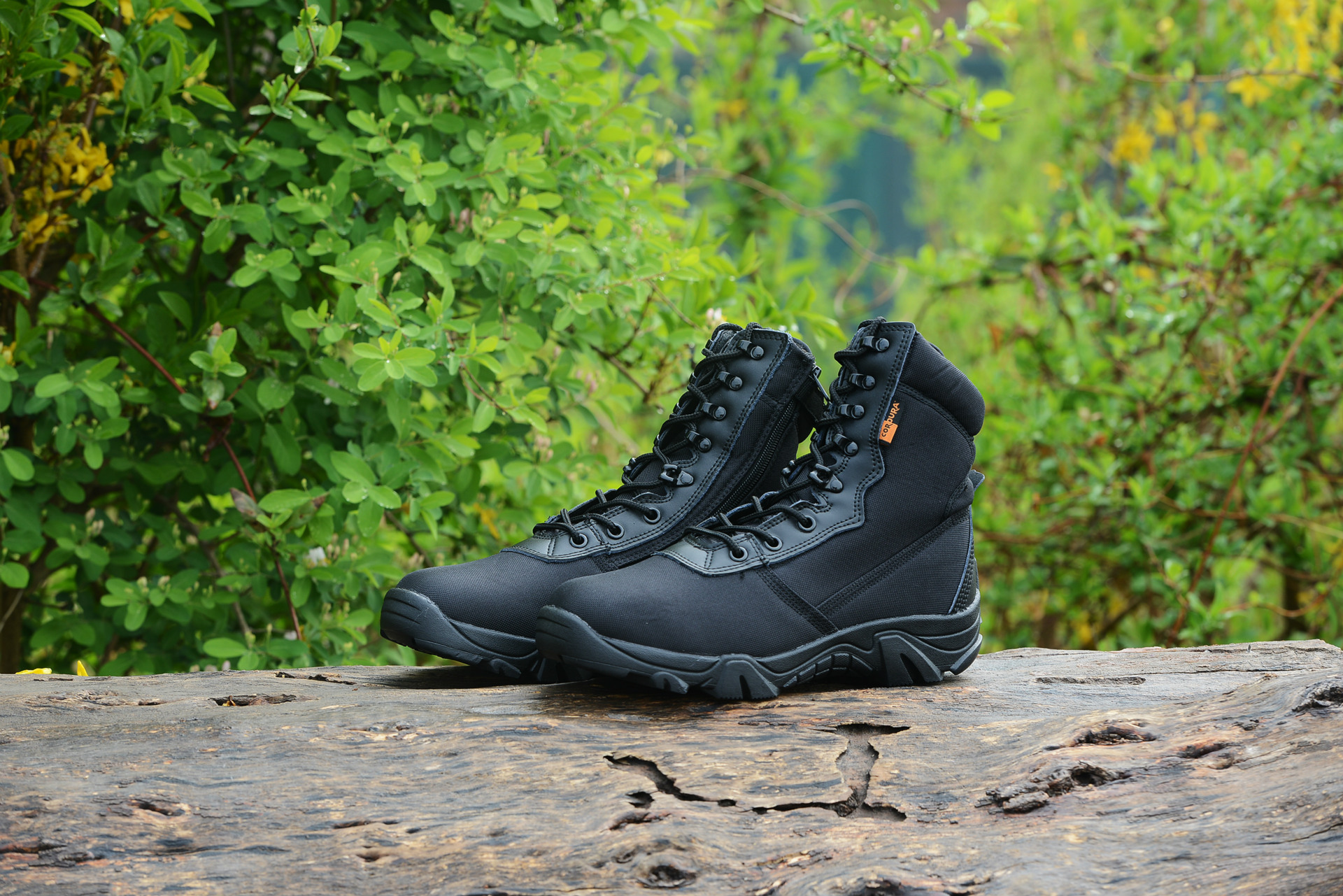 亚马逊尼龙cp迷彩特种春夏款低帮军靴沙漠战术靴