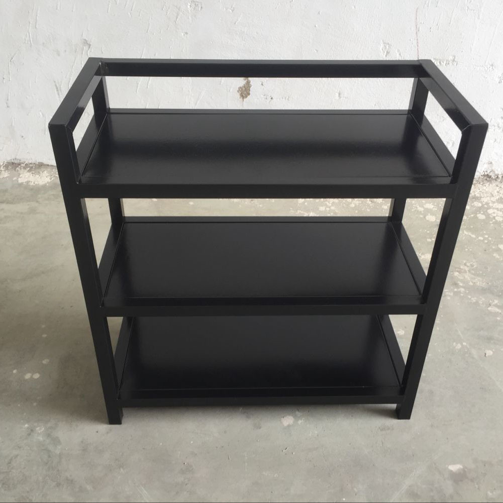 方管铝合金架子火锅烤肉菜架 家用厨房浴室阳台多功能架置三层架