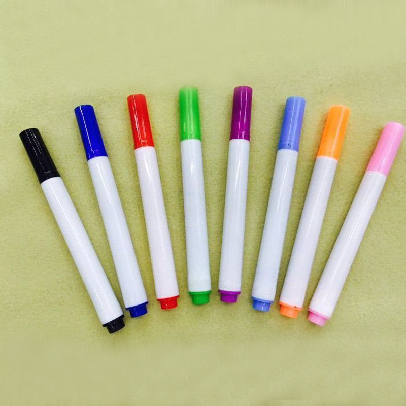 水性记号笔 批发定制可加墨办公文具马克笔 专用单头白板笔