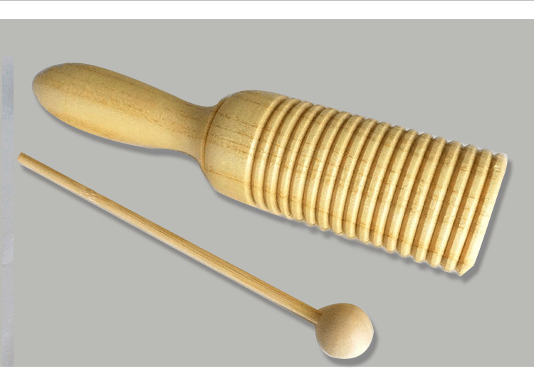 木质单响筒 加沟 儿童打击乐器 奥尔夫幼儿园教具 厂家定制 爆款