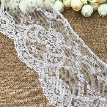 10cm无弹锦纶蕾丝花边女装儿童裙摆花边diy蕾丝辅料大花边批发