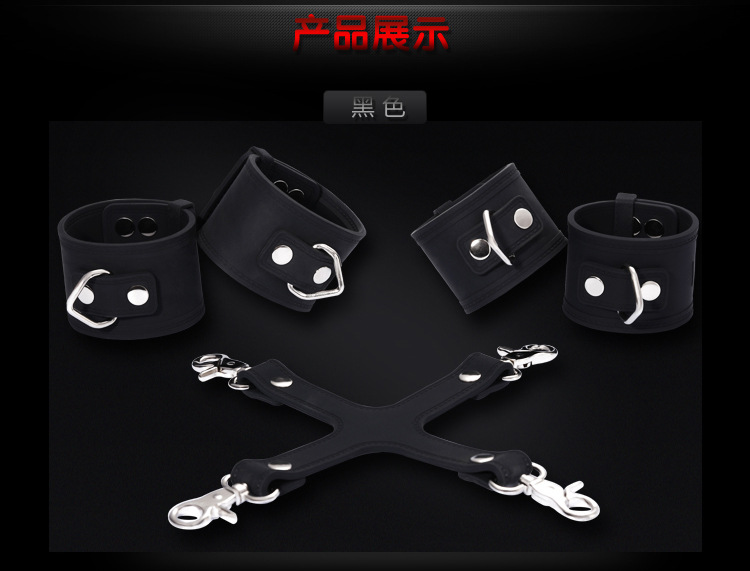 n美加奴情趣女奴束缚套装成人另类女用手脚铐捆绑束缚刑具