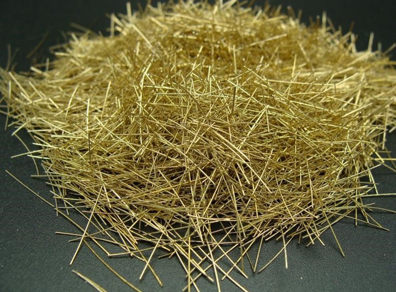 uhpc高性能混凝土钢纤维 高抗拉强度镀铜微丝钢纤维厂家