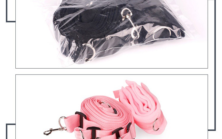 夫妻调情用品 毛绒睡床绑带 女用床上束缚带 成人另类情趣玩具