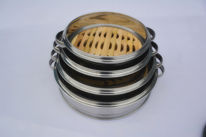 不锈钢小蒸笼 可加耳朵 换竹底 餐厅酒楼沙县适用 多用笼 16-22cm