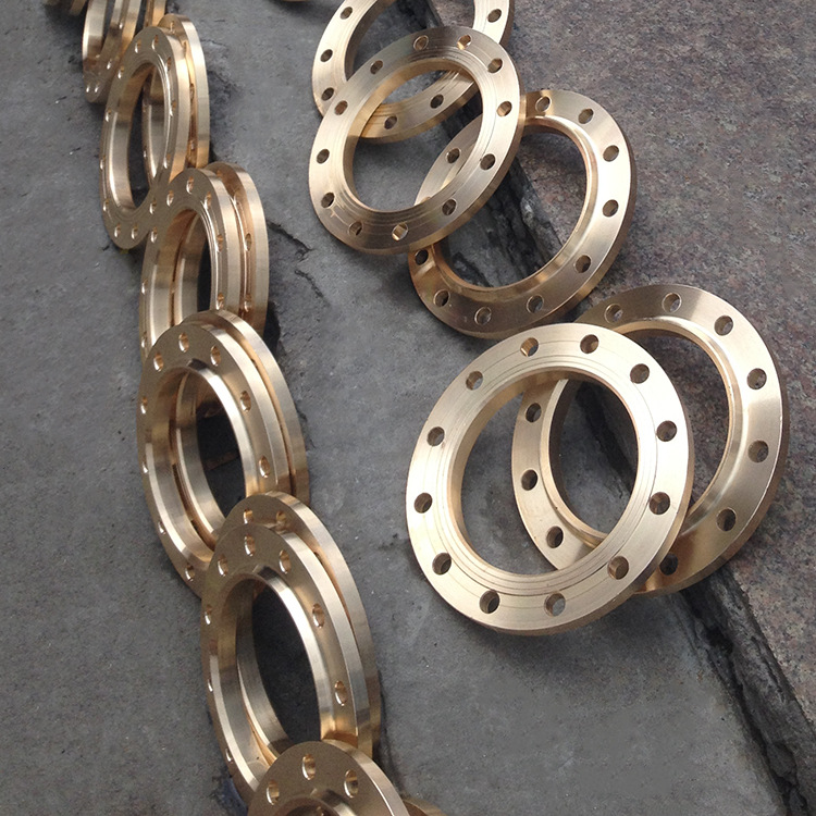 厂家销售黄铜耐高压法兰管件船用焊接铜法兰定制批发