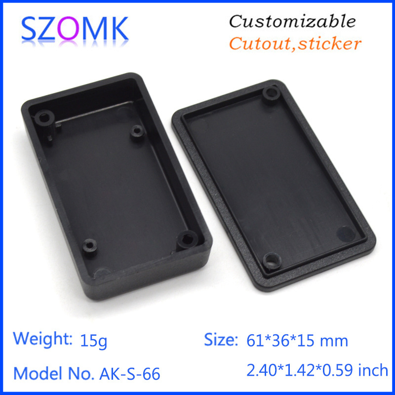 abs外壳 塑料电器接线盒仪表接线盒特价清库存61x36x15mm塑料壳体