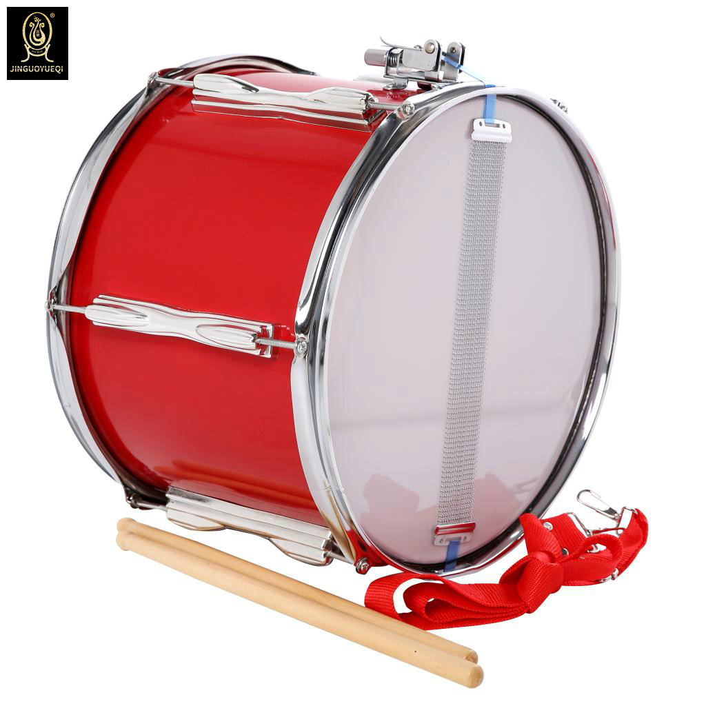 金果乐器高桶小军鼓13寸军鼓学生队鼓 学校乐队军鼓乐器双音鼓