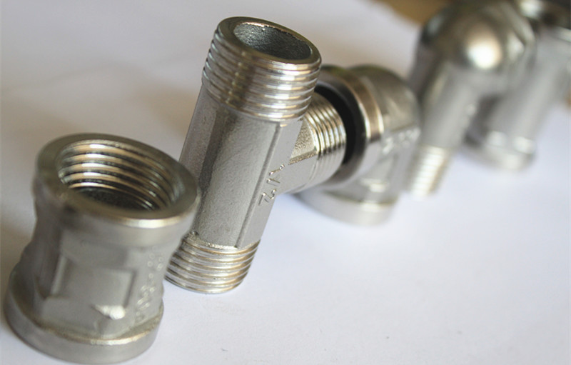 4分不锈钢接头管件 六角内接头 对丝管固三通补芯堵头弯头 配件汇