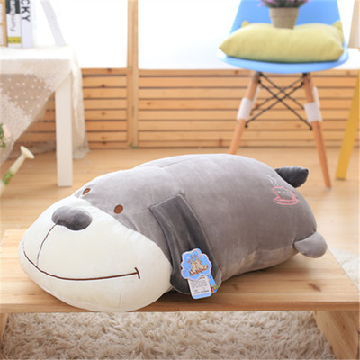赛特2017新品毛绒 面包狗趴枕 睡觉抱枕 热销萌物