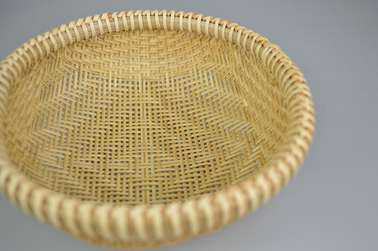 山野竹藤越南精编手工茶点盘竹果盘子 精品收纳篮 茶道收纳盒批发