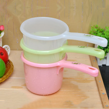 日本进口塑料水勺厨房水瓢婴儿浴勺宝宝洗澡沐浴儿童水勺