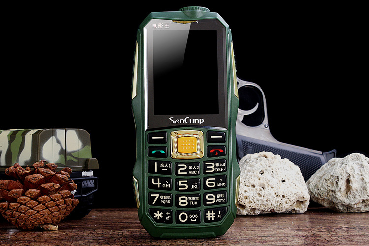 电霸三防手机超长待机 老年功能手机 双卡双待新款老人手机批发