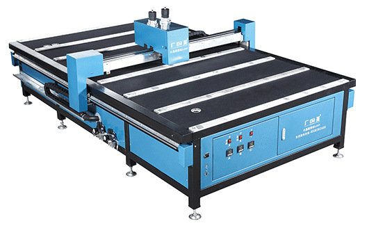 广美玻璃双组分立线机 玻璃立线机 1.2米宽立线 雕刻一体机