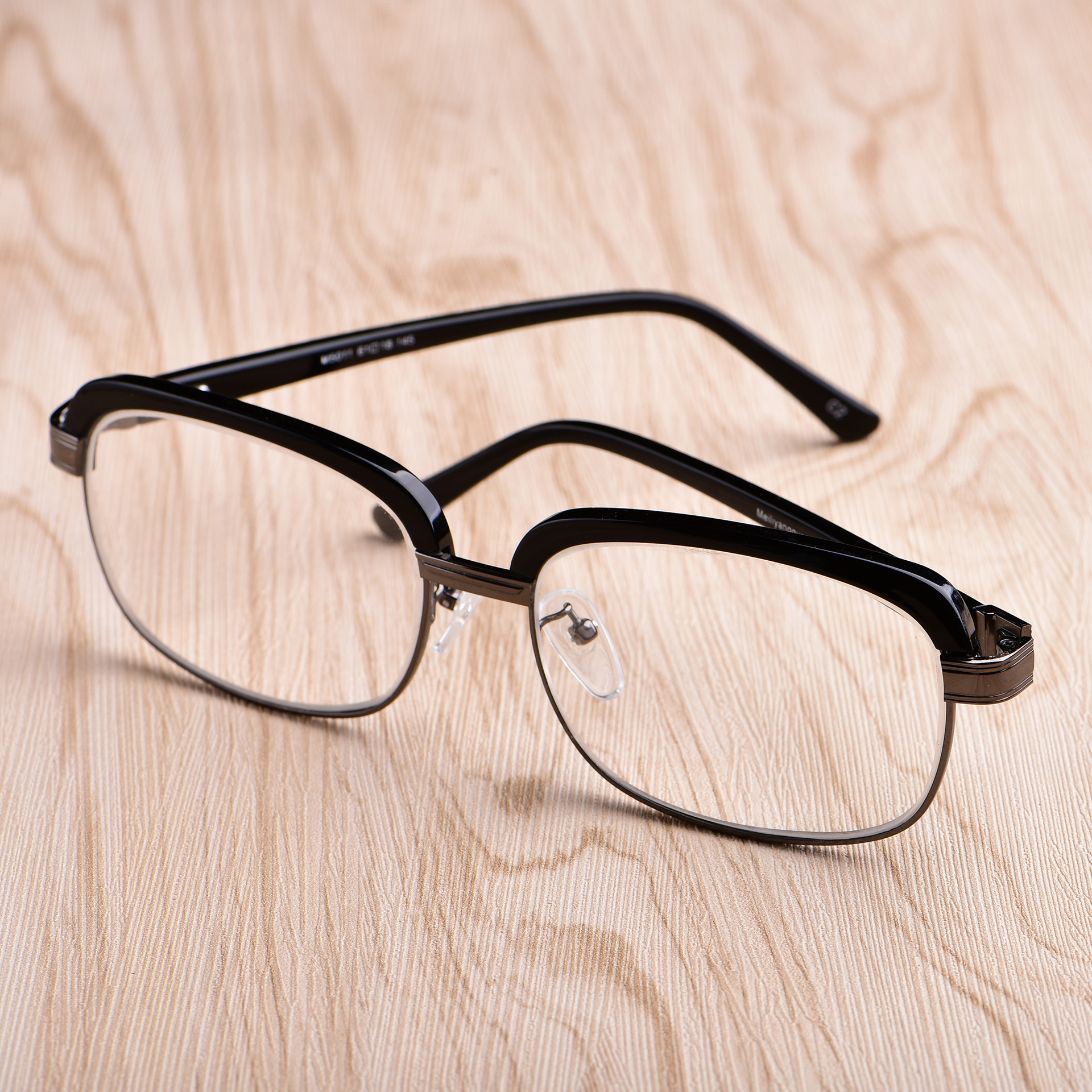 天然水晶眼镜批发东海水晶眼镜白水晶石平光镜全框眉毛架水晶眼镜