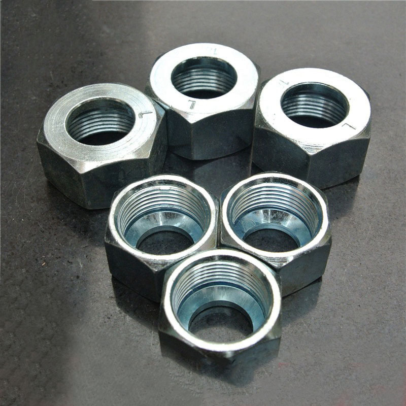 供应批发卡套螺母 定做不锈钢接头 液压管异型接头 卡套螺母