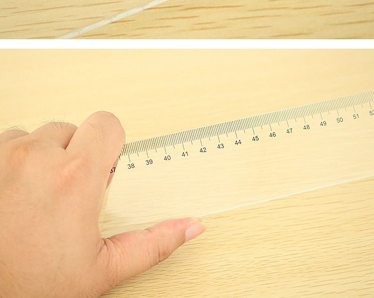 批发 得力6260直尺 60厘米 塑料尺子