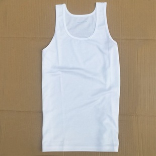 配发正品 07白背心 白色无袖体能训练服 07背心 跨栏背心汗衫