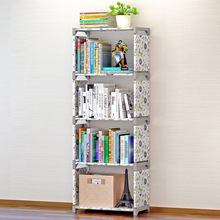 索尔诺简易书柜书橱置物整理收纳创意组合层架子落地儿童书架