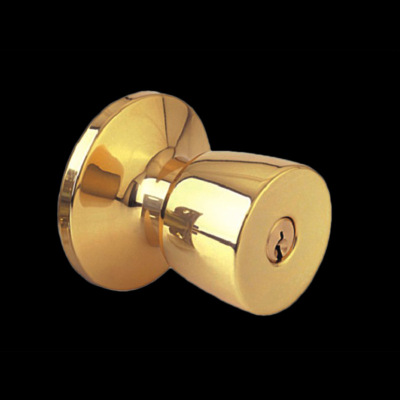 中山厂家直销仿金不锈钢装饰门锁球形锁机械门锁房门锁带3条钥匙