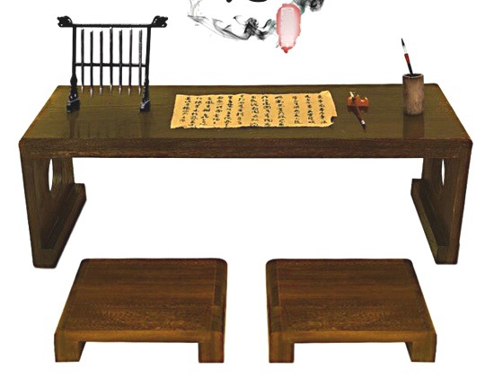 看古代学堂格局,那些桌椅才叫有格调