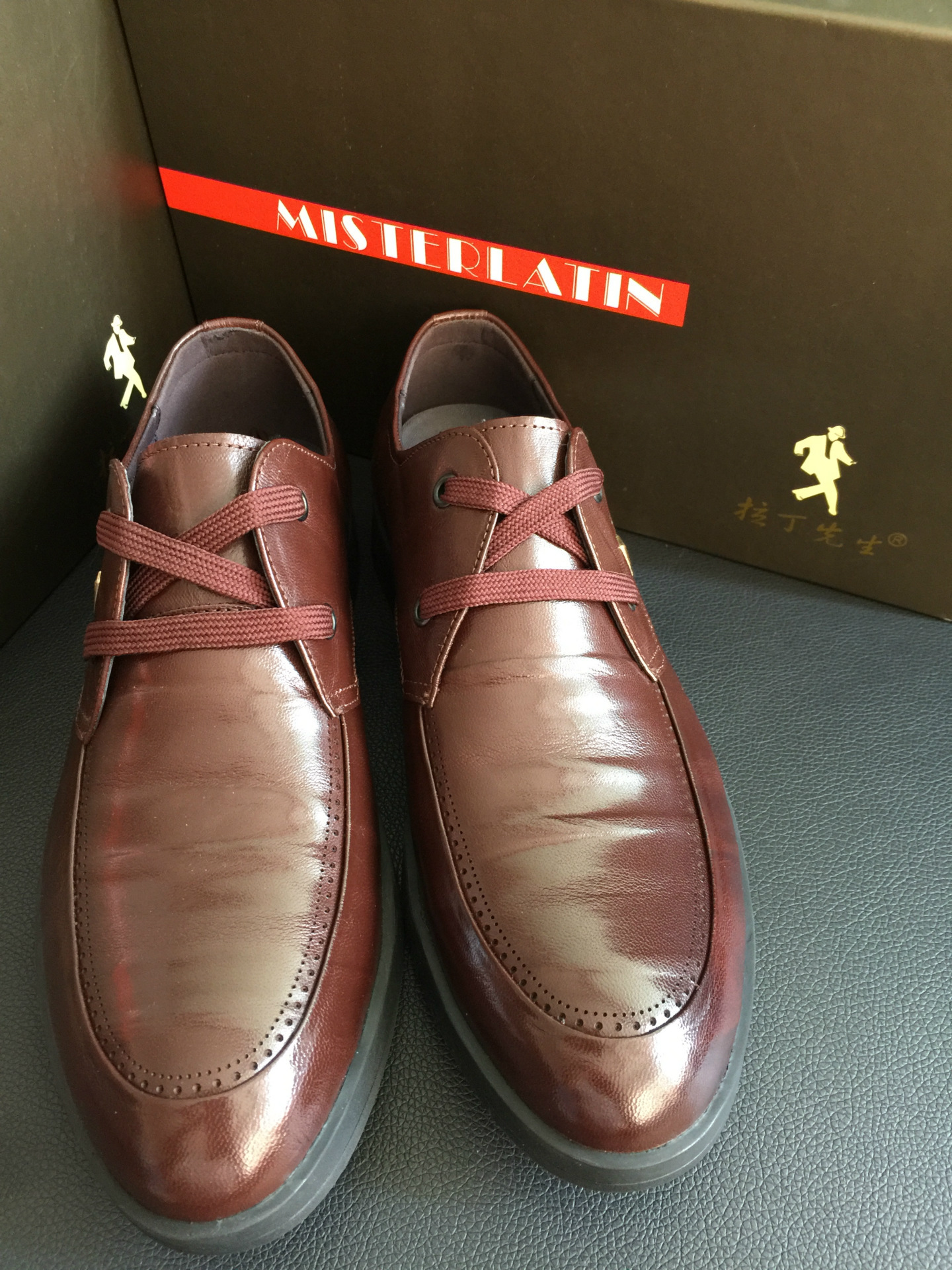 17殴韩商务时尚男商务休闲真皮加绒秋冬保暖羊皮鞋