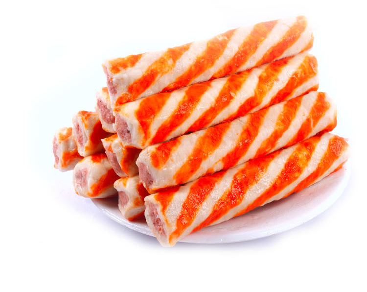 海之福烤鱼棒鱼糜制品冷冻品2500g包装煎炸炒烧烤小吃 约50g/条