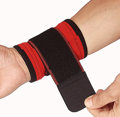 亚马逊分销运动护具尼龙丝可调节加压护手腕运动护腕绷带网球护腕