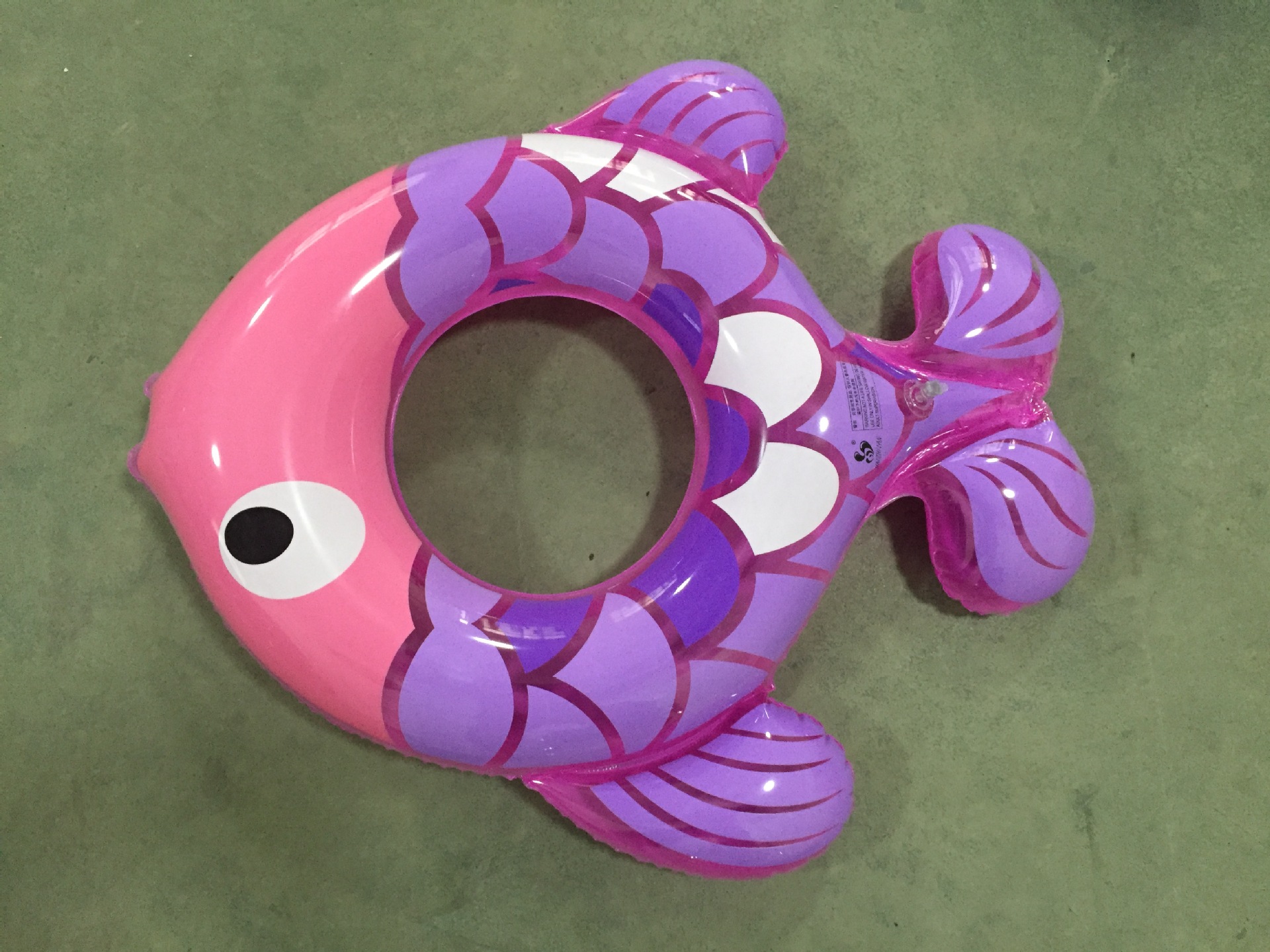 海之蓝玩具 热带鱼 儿童腋下圈 宝宝鱼形浮圈救生圈 游泳圈 腰圈